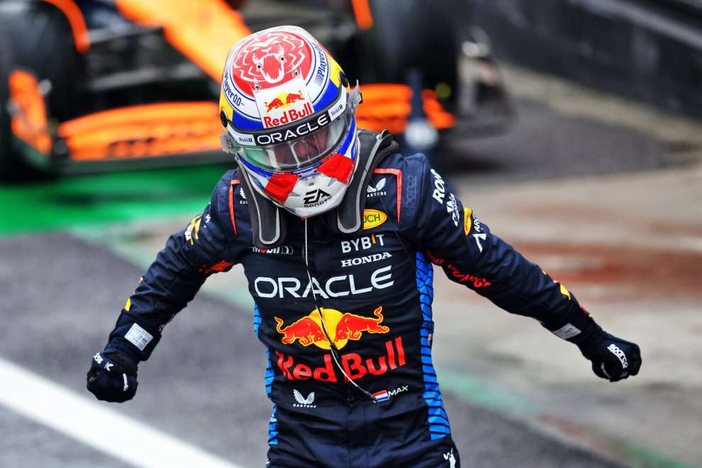 Verstappen (Red Bull) in Brasile