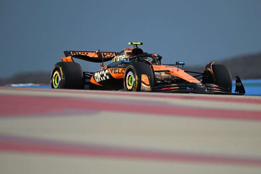 McLaren Norris test