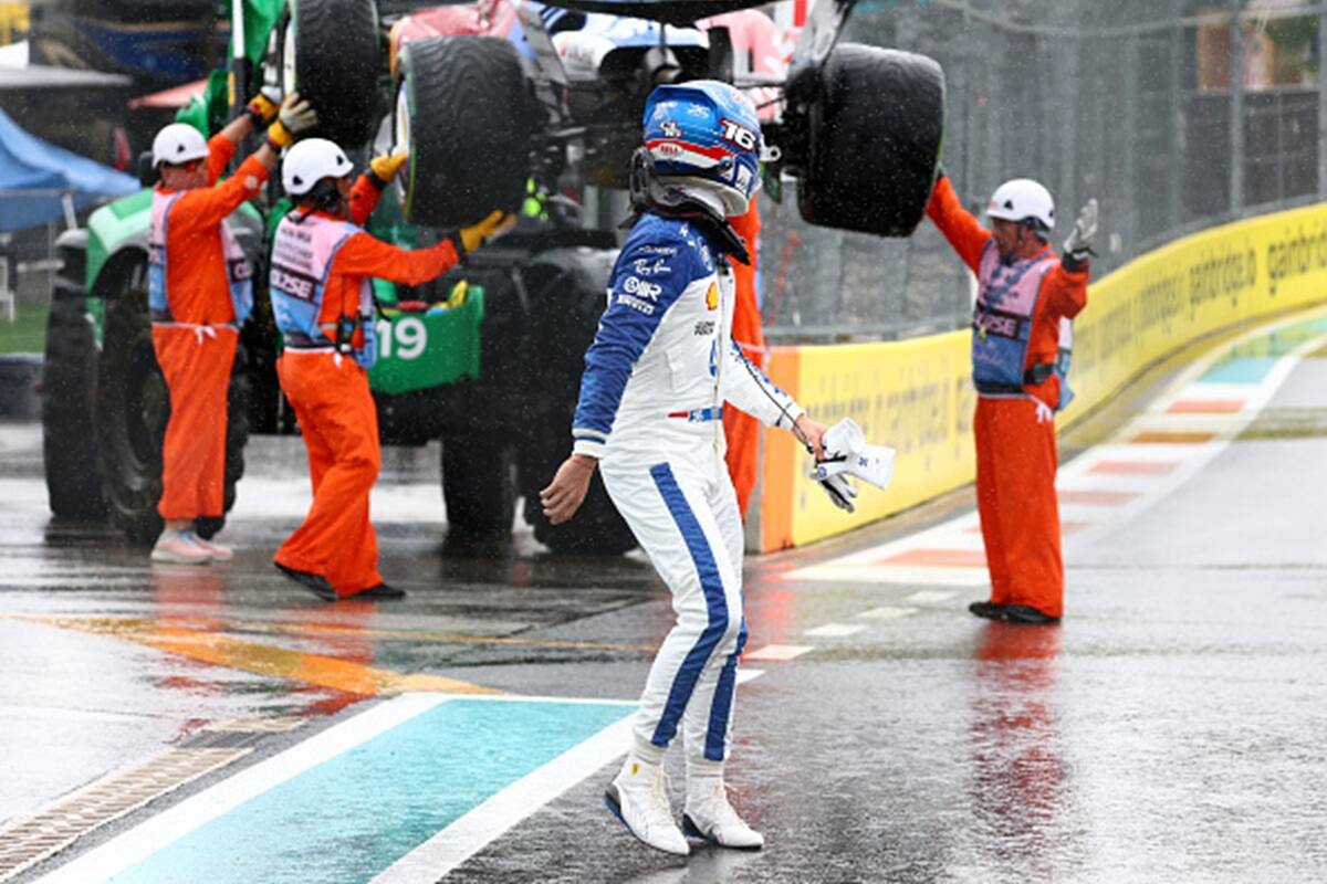 Guida in condizioni non sicure: reprimenda per Leclerc