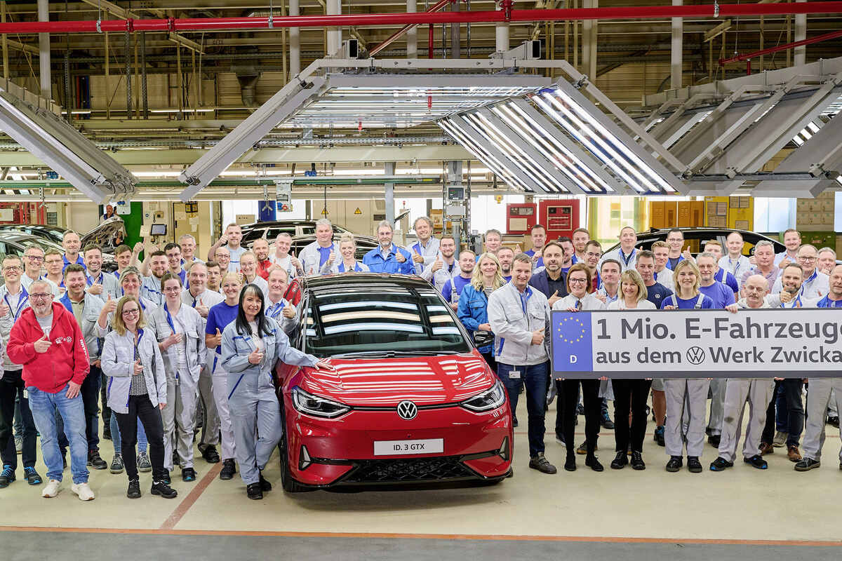 Volkswagen, produzione EV da record a Zwickau