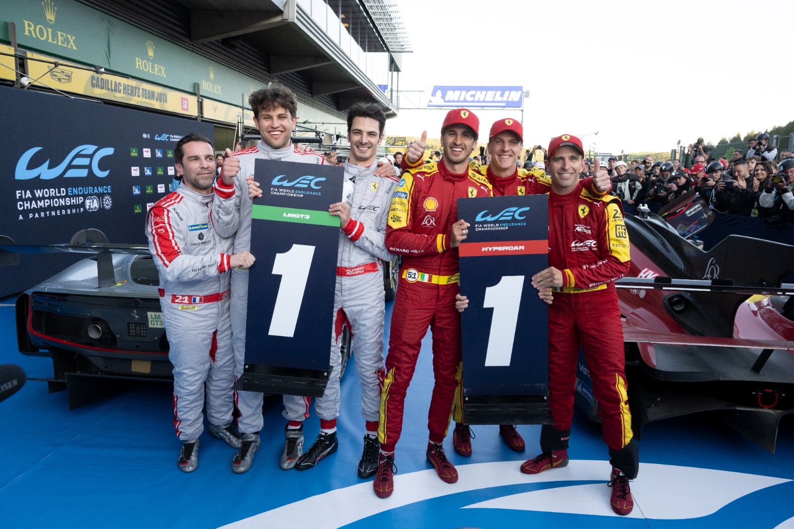 Classifica Piloti e Costruttori dopo la 6h di Spa 2025