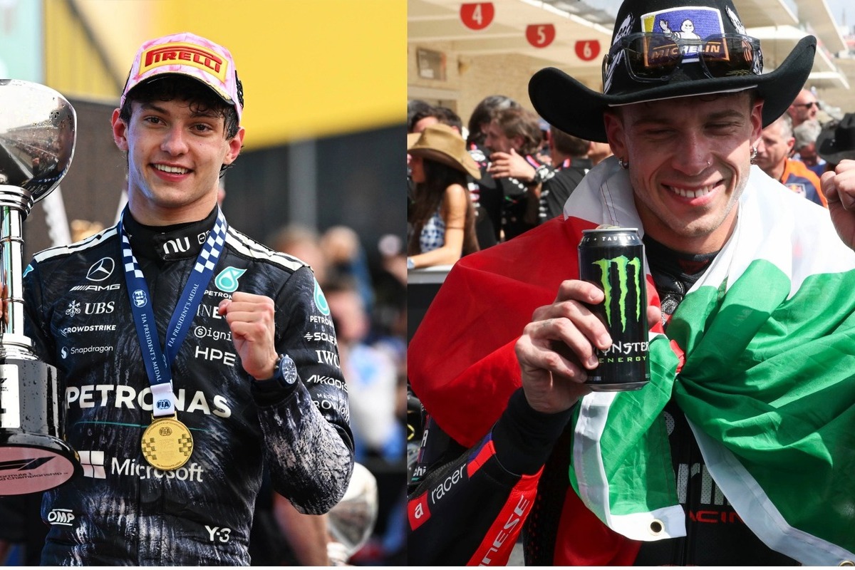 Due italiani in testa ai Mondiali di F1 e MotoGP: Antonelli e Bezzecchi come Ascari e Masetti nel 1952