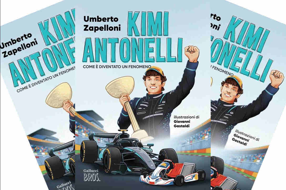 Kimi Antonelli, giovane campione della Formula 1, in una biografia per ragazzi