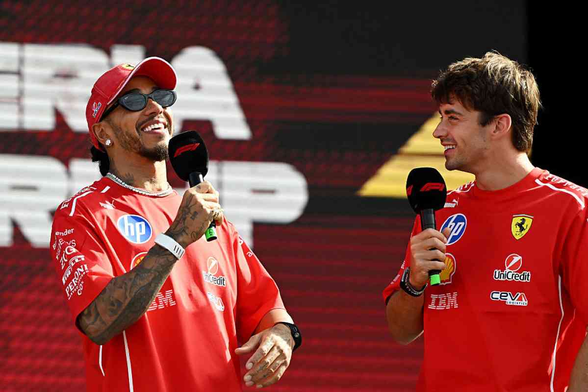Leclerc e Hamilton