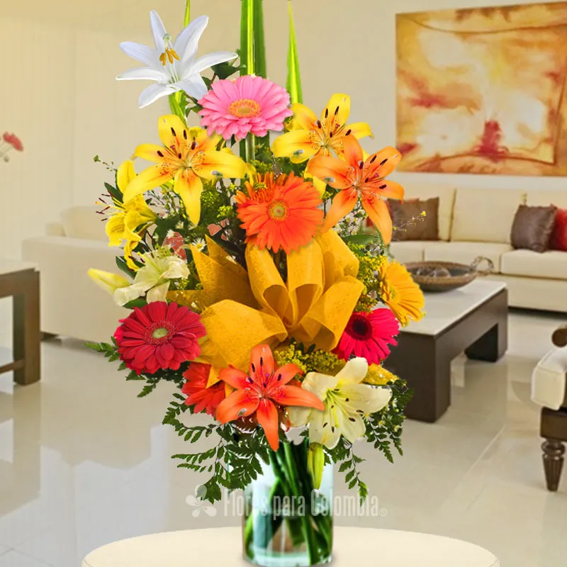 Floreros en arreglos florales para decorar en casa ✓