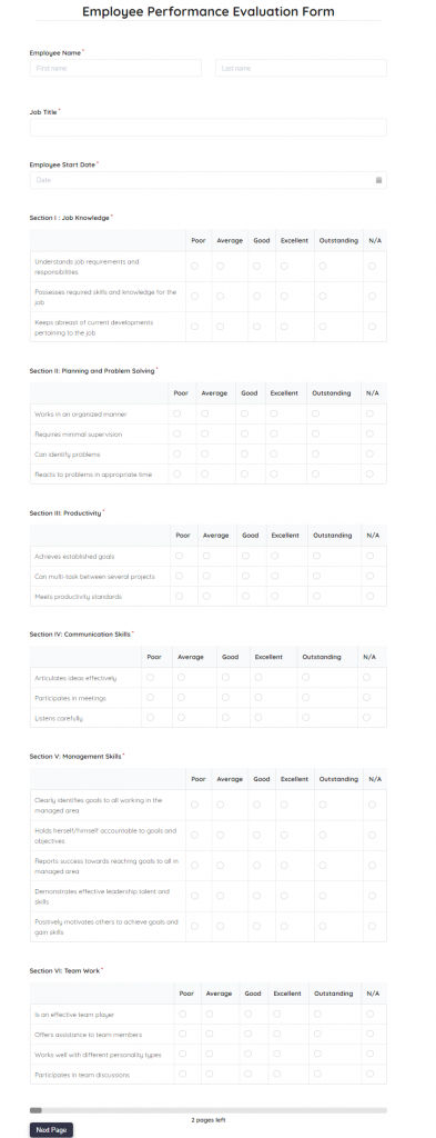 45 Employee Survey Questions Free Template 7891