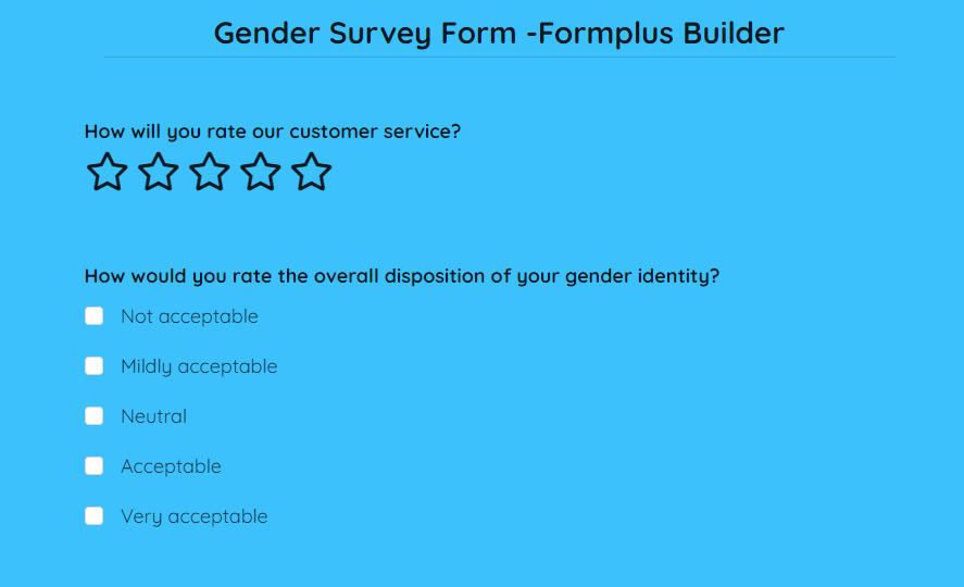 25 Ways To Write Gender Survey Questions