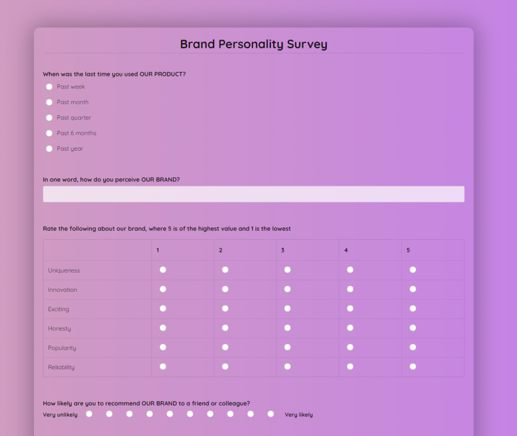 brand-personality-survey