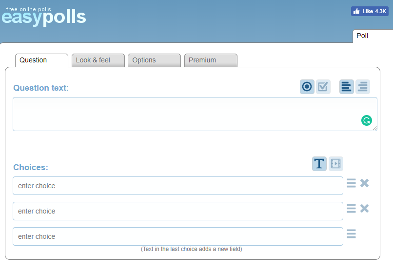 Voting Chart Maker