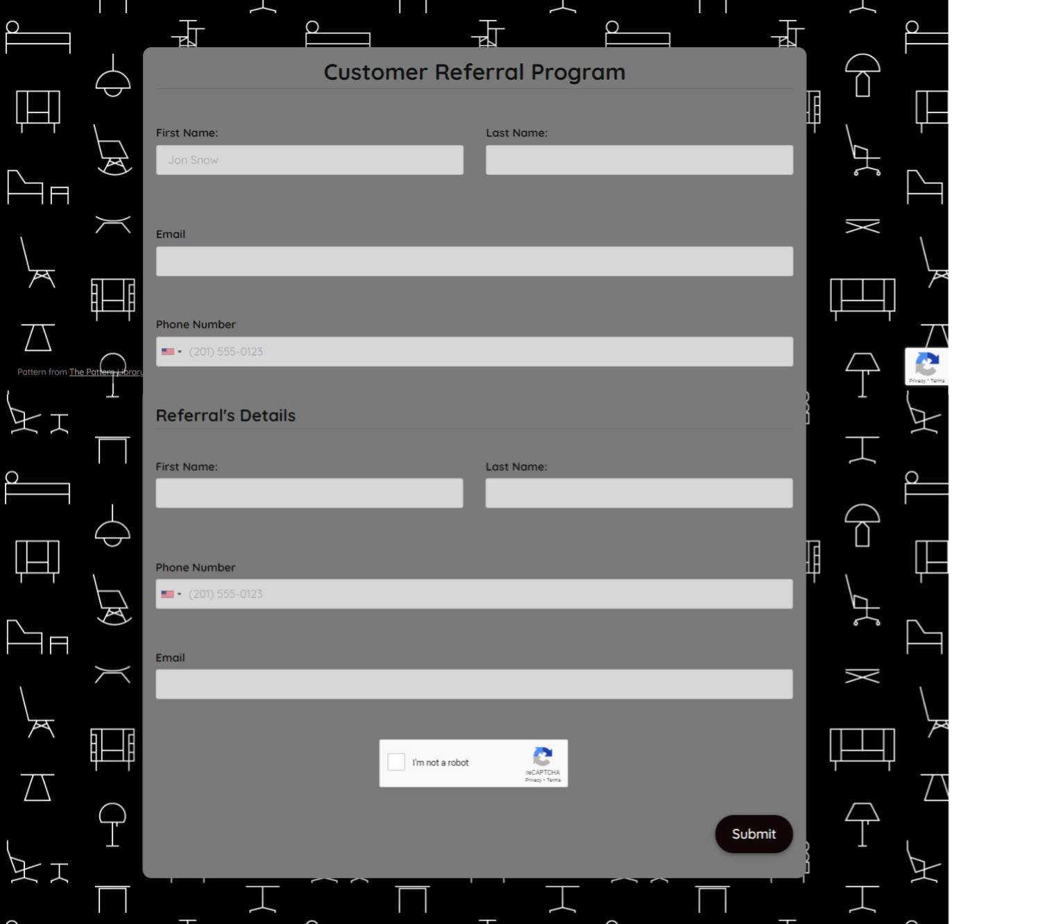 Customer Referral Form Template Formplus 8890