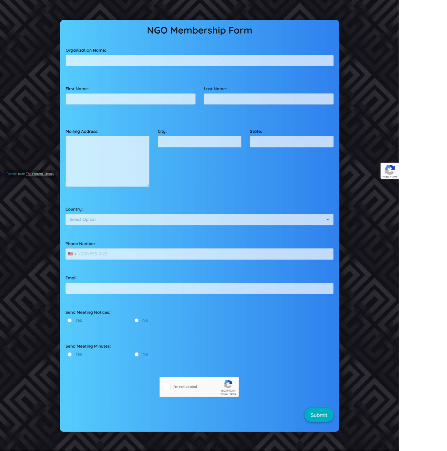 samples church membership form