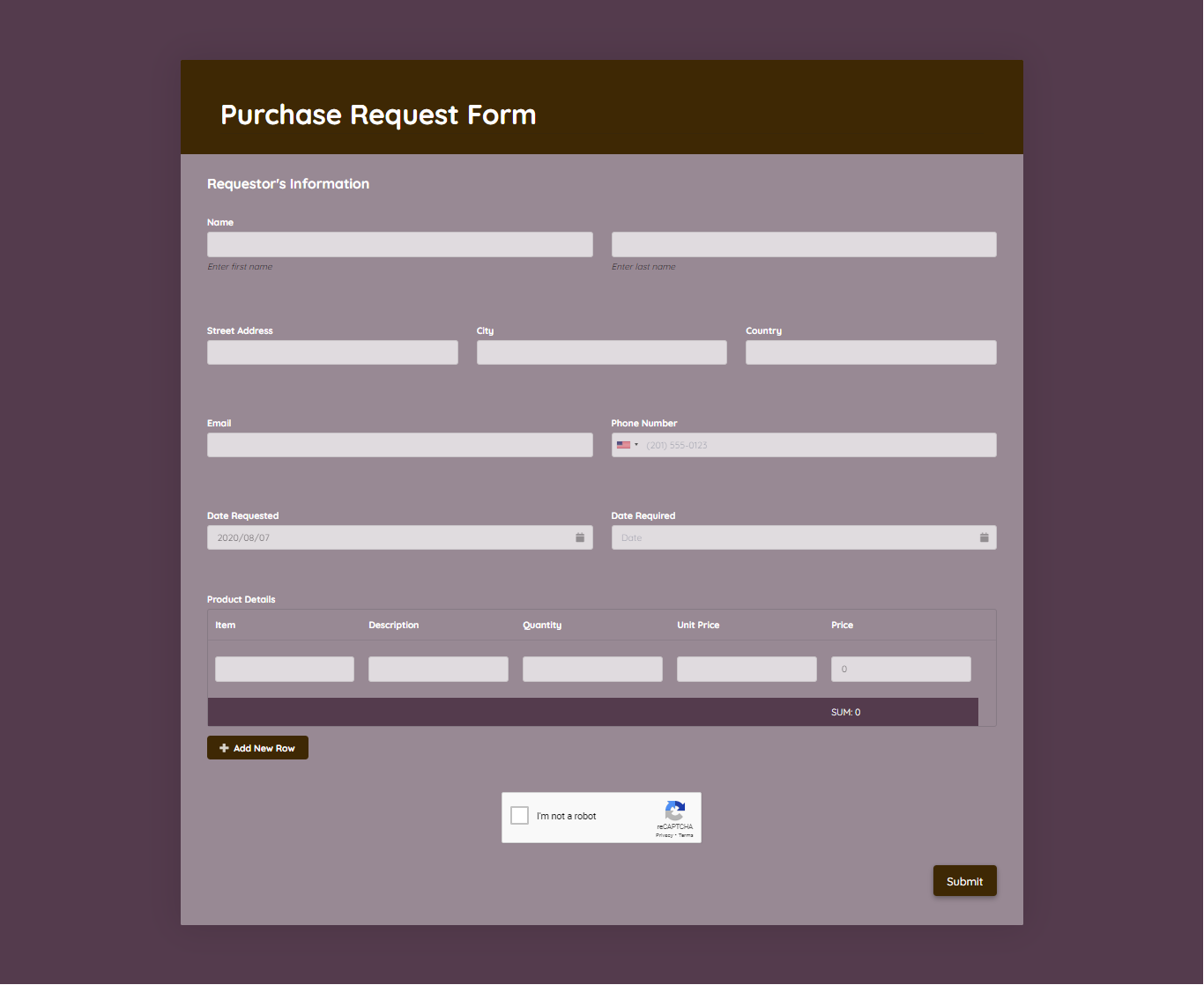 free-purchase-request-form-template-formplus