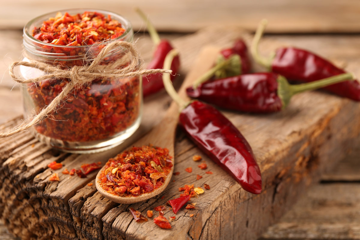 Red chilis - dried and flakes