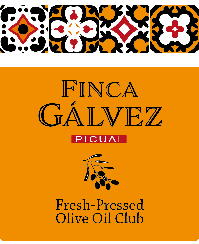 Finca Gálvez Fresh Pressed Olive Oil Label