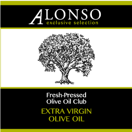 Alonso, Agricola Pobeña, Comuna de La Estrella, O’Higgins Region, Chile 2026 Fresh Pressed Olive Oil Label