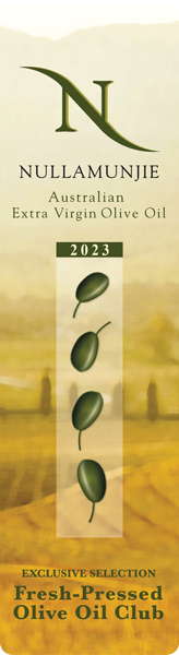 Oasis Olives, Kialla, Victoria, Australia, 2022 Fresh Pressed Olive Oil Label
