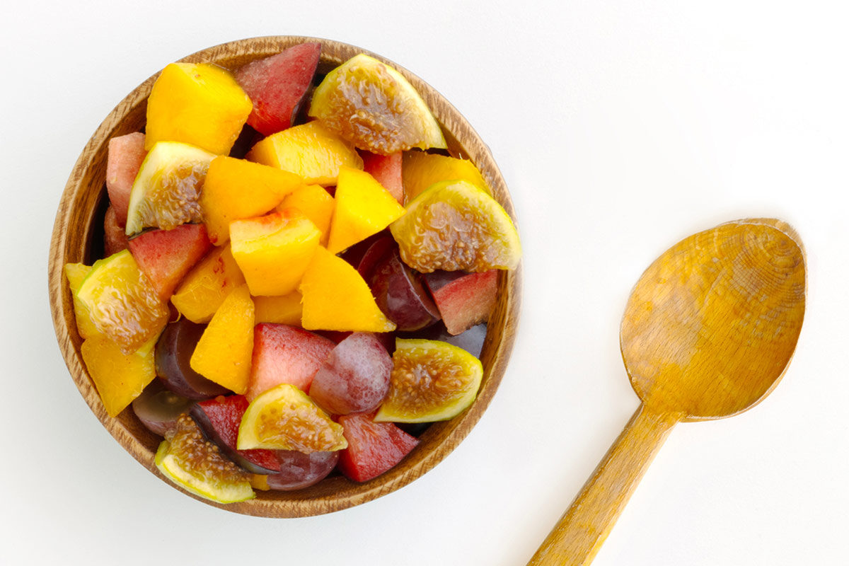 Stone fruit salad