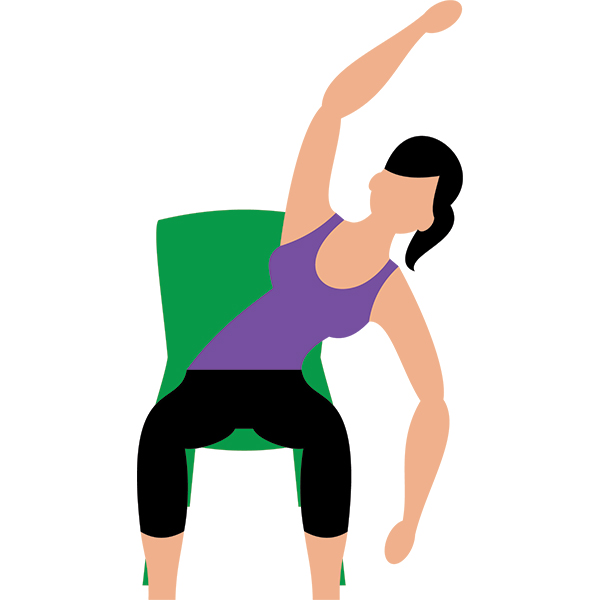 Chair yoga poses