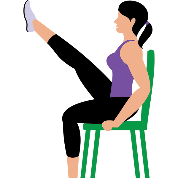 Chair yoga poses