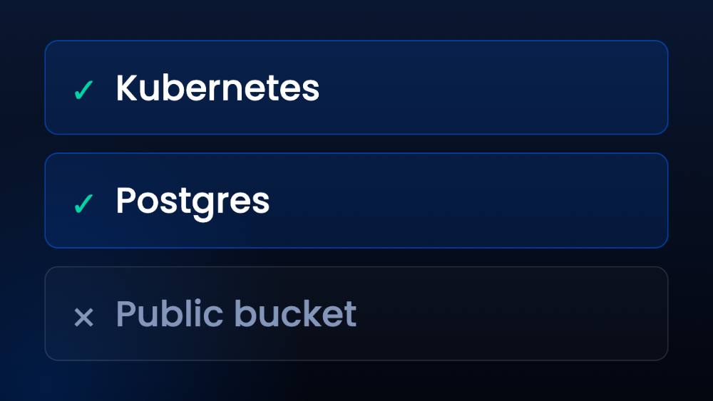 A catalog filtered by the developer permissions