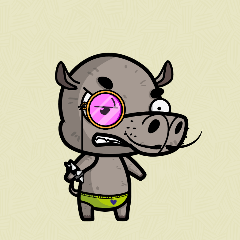 Runt the Hippo #7381