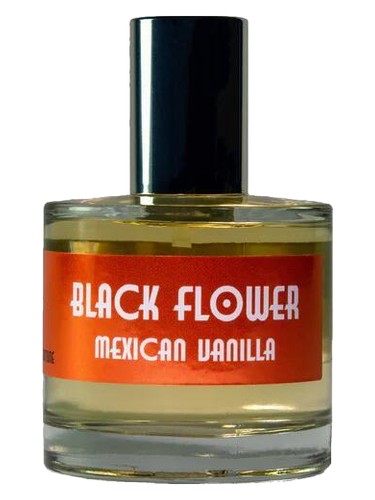 Black Flower Mexican Vanilla bottle