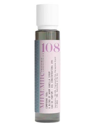 No 108 Warm Vanilla Syrup bottle