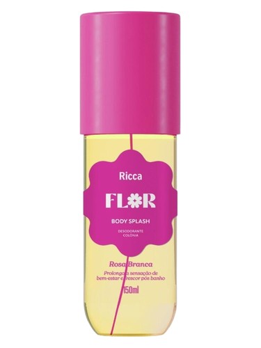 Flor Rosa Branca bottle