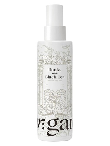 Books with Black Tea bottle
