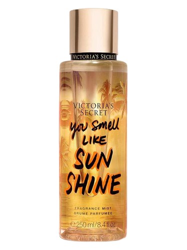 You Smell Like Sunshine bottle