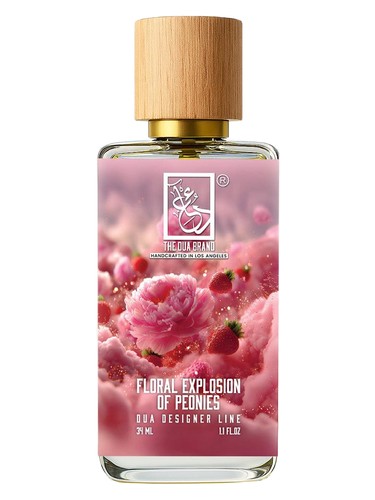 Floral Explosion Of Peonies bottle