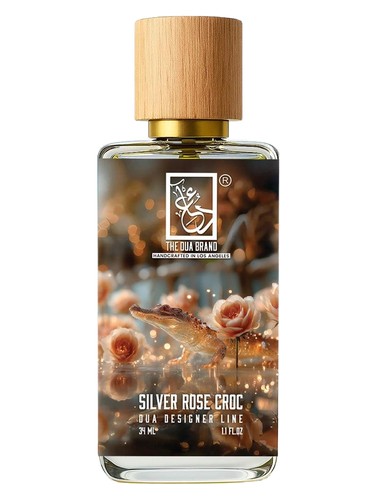 Silver Rose Croc bottle
