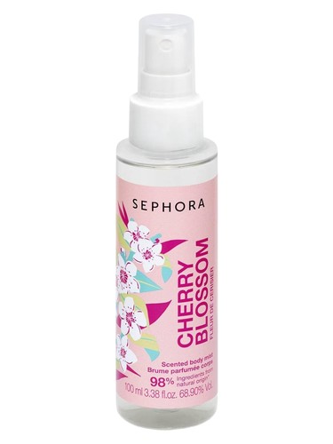 Cherry Blossom Scented Body Mist bottle