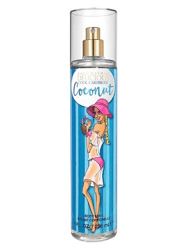 Delicious Cool Caribbean Coconut Body Mist bottle