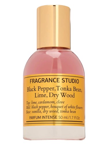 Black Pepper, Tonka Bean, Lime, Dry Wood bottle