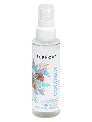 Coconut Scented Body Mist bottle