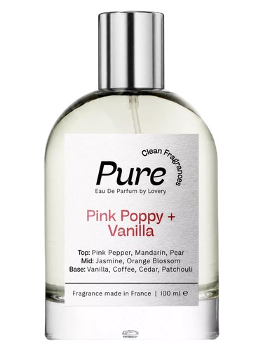 Pure Pink Poppy and Vanilla bottle