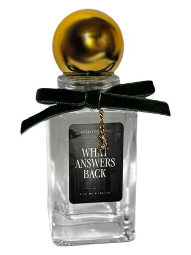 What Answers Back bottle
