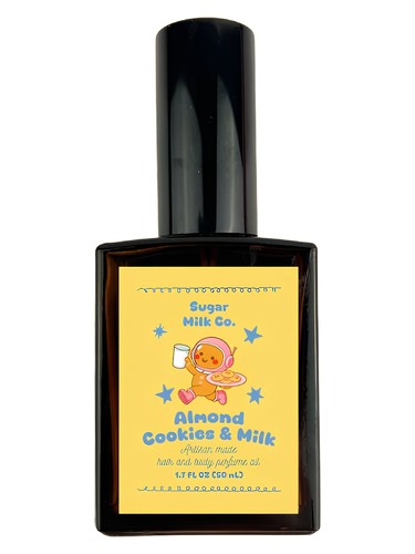 Almond Cookies and Milk bottle