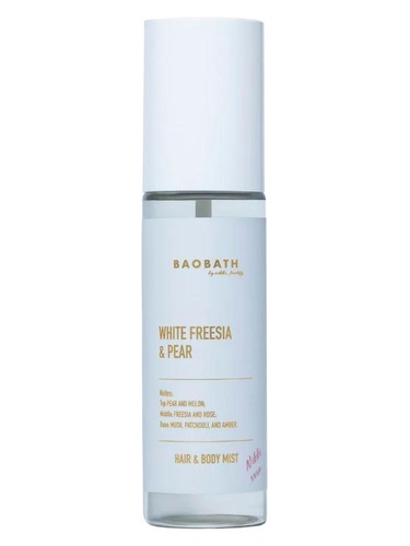 White Freesia & Pear bottle