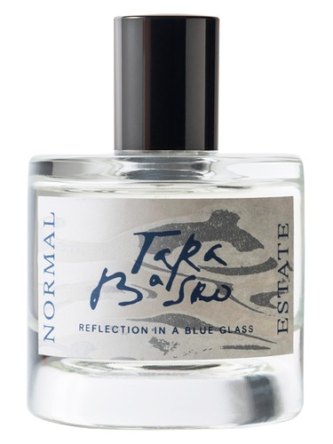 Reflection in a Blue Glass bottle