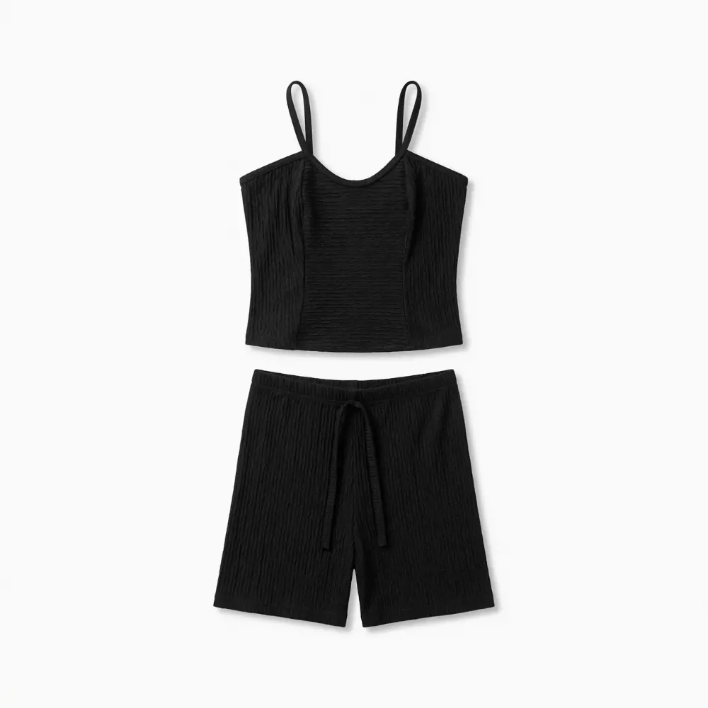 Conjunto Casual Texturizado (Top y Short)