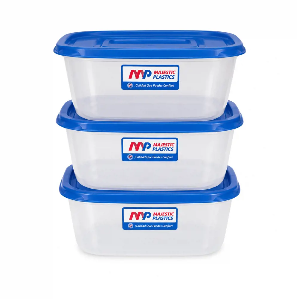 Set de Cantinas Rectangulares (3 Piezas)