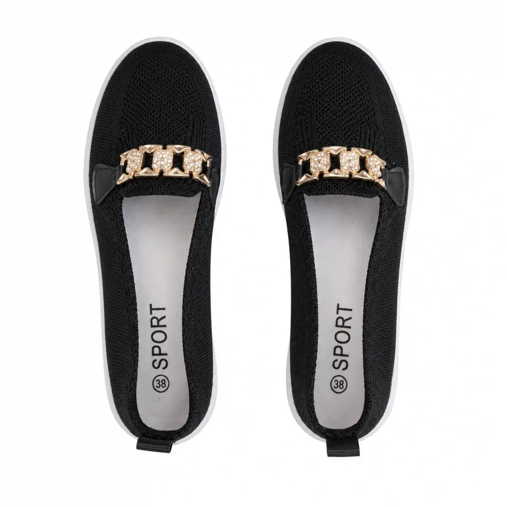 Mocasines Tejidos con Herraje