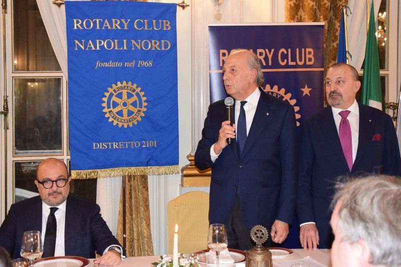 Il Ministro Sangiuliano e il Direttore Schmidt al Rotary Club 
