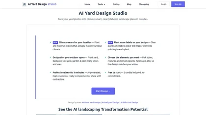 AI Yard Design Studio