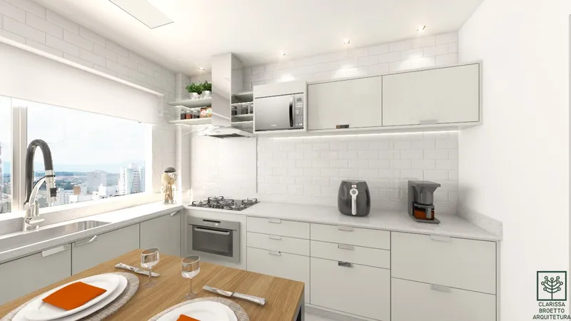 O charme do ambiente clean