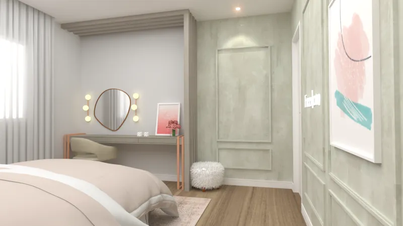 Closet, espaço para estudar e se maquiar, uma cama maravilhosa e a cor rosa predominante na decoração. O quarto dos sonhos de qualquer adolescente foi projetado pelo arquiteto Eder Oliveira para uma jovem de Maringá.