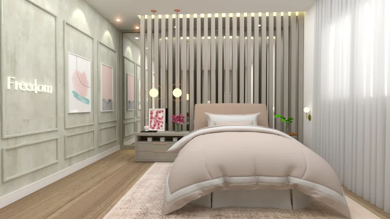 Com closet e cantinho da maquiagem: o quarto dos sonhos de uma adolescente