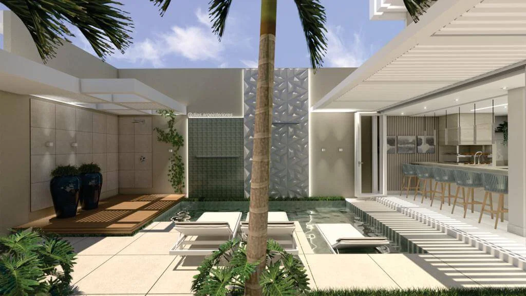 Projeto interior desenvolvido pelo escritório Dias Arquitetura e Interiores.